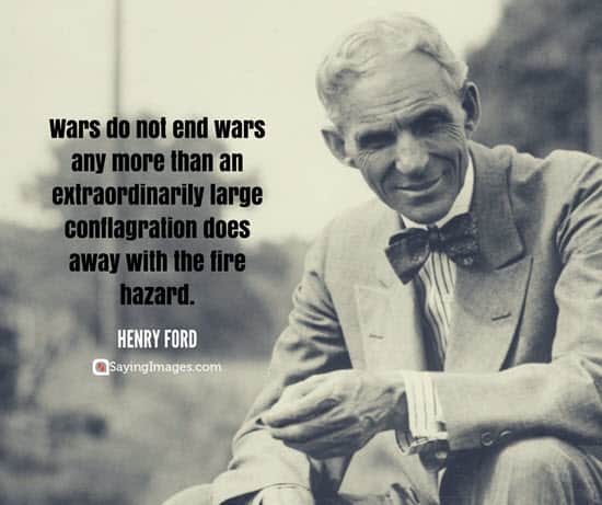 henry ford war quotes