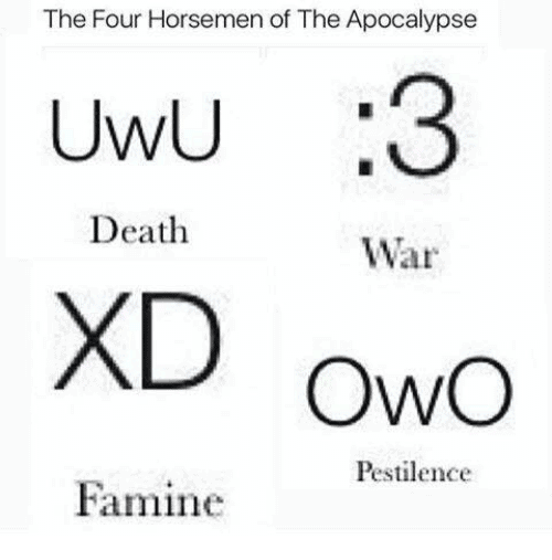 horsemen uwu meme