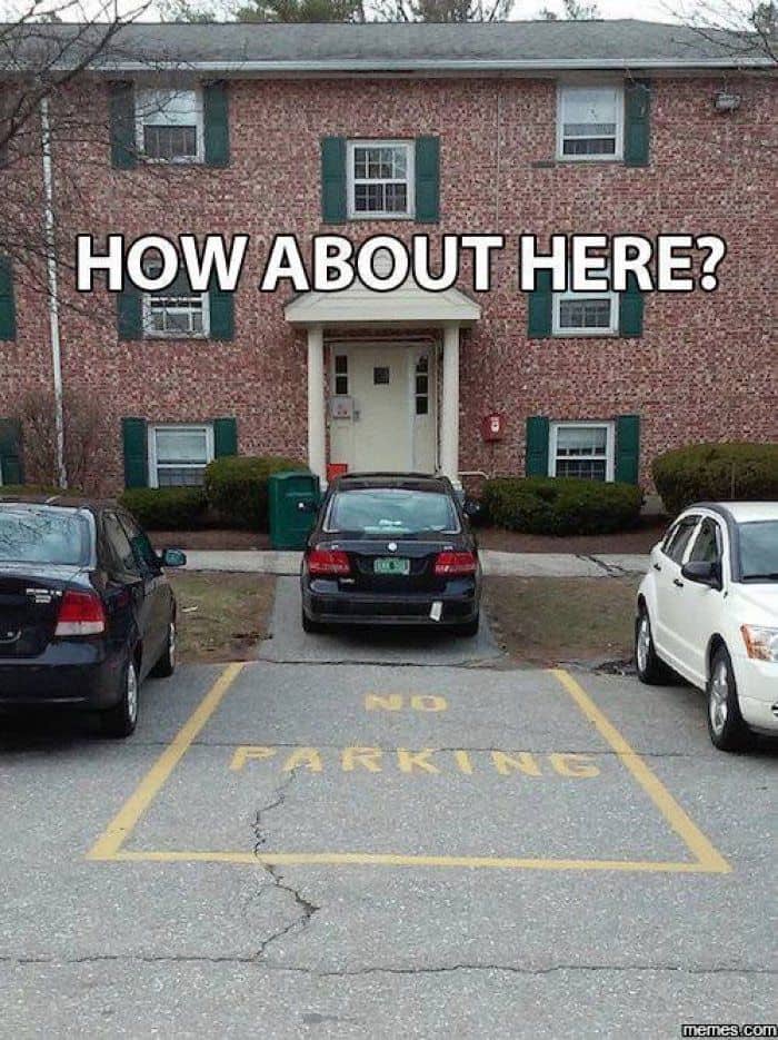 25 Parking Memes That Will Make You Laugh Out Loud - SayingImagescom