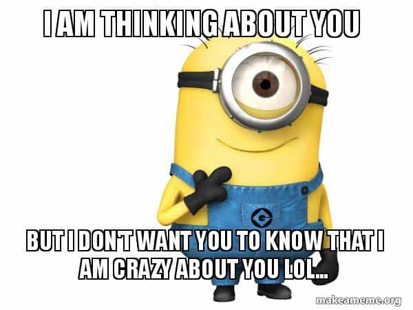 25 Super Sweet Funny Thinking About You Memes Sayingimages Com