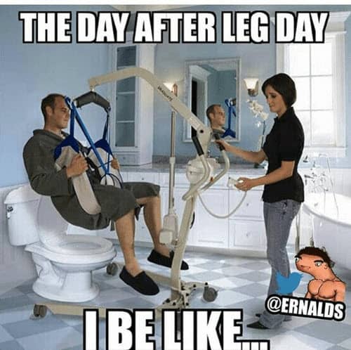 50 Hilarious After Leg Day Meme 