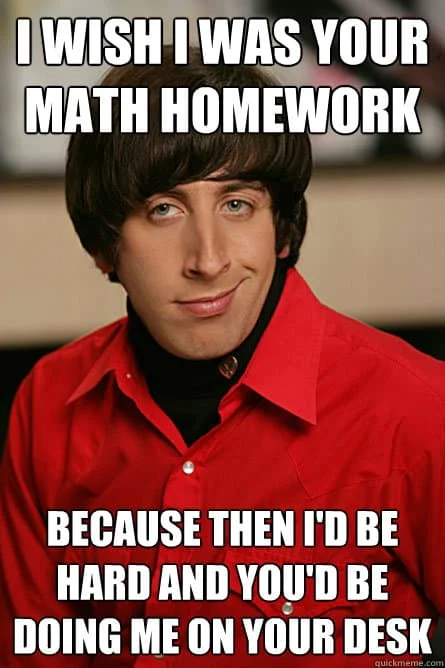 meme about math homework