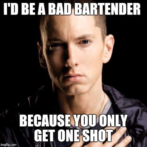give me a drink bartender meme