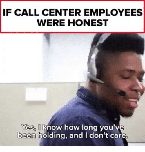 call center employee meme