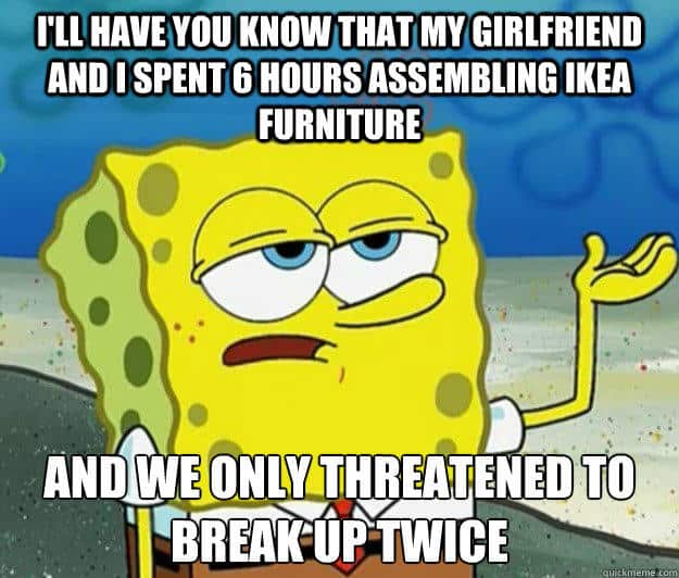 ikea breaking relationships ikea meme