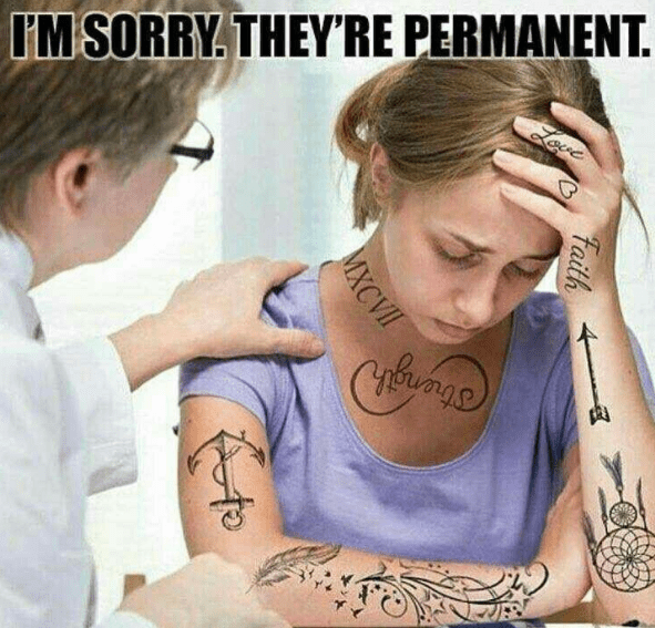 25 Hilarious Tattoo Memes to Make Your Day Less Boring - SayingImages.com