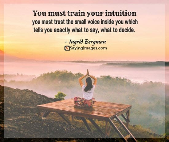 ingrid bergman intuition quotes