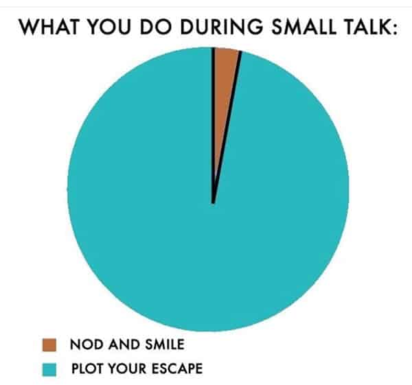 introvert small talks meme