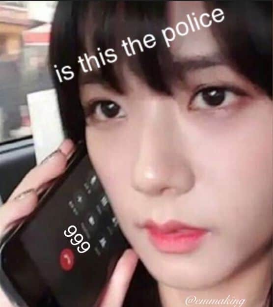 is this the police jisoo meme