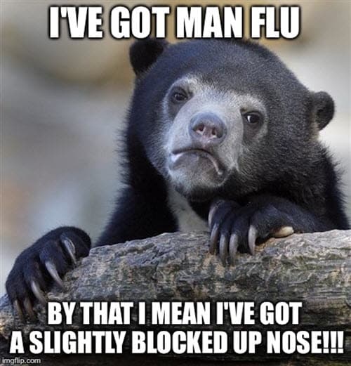 ive got man flu meme