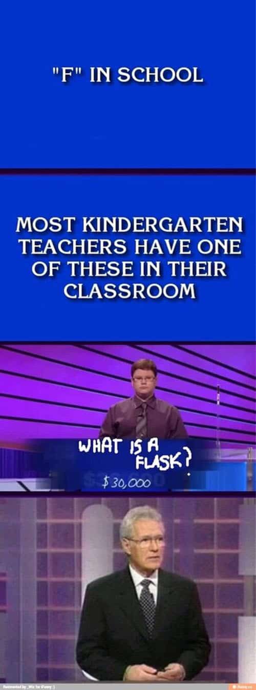 jeopardy f in school memes