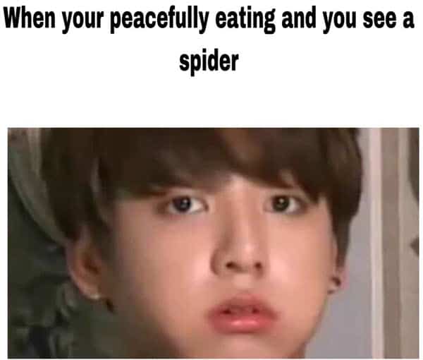 jungkook peacefully eating meme