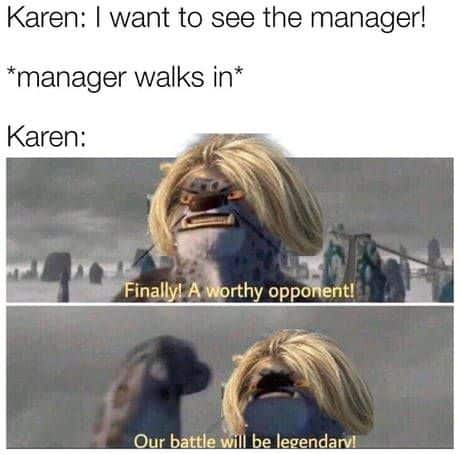 karen battle meme