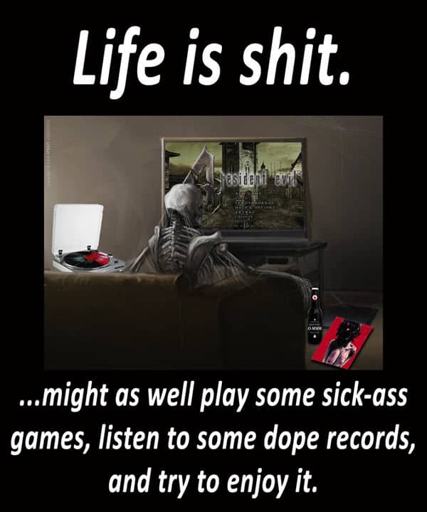 life sucks is shit meme