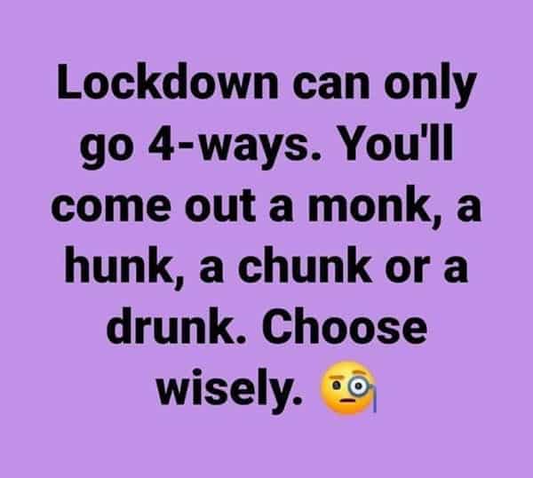 lockdown choose wisely memes