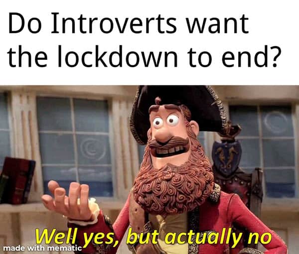lockdown introverts memes