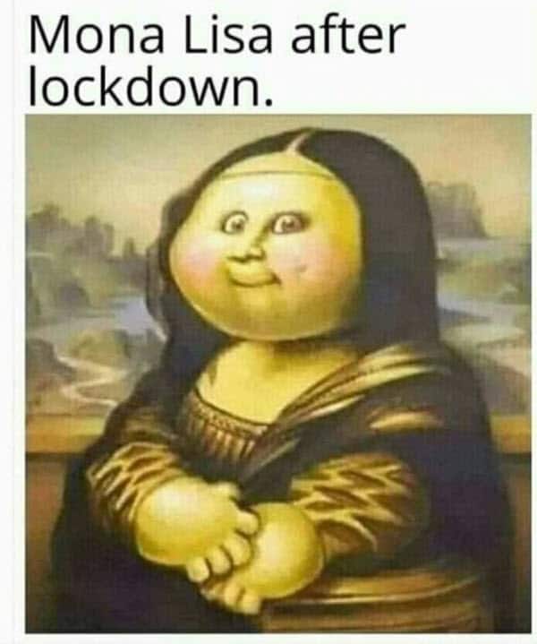 lockdown mona lisa memes