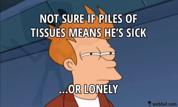 lonely tissue meme