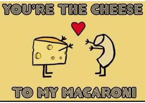 love you are the cheese to my macaroni memes