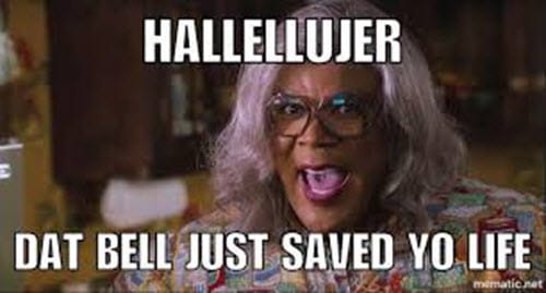 madea dat bell just save yo life meme