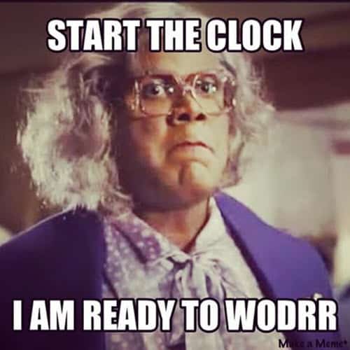 madea start the clock meme