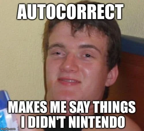 autocorrect meme