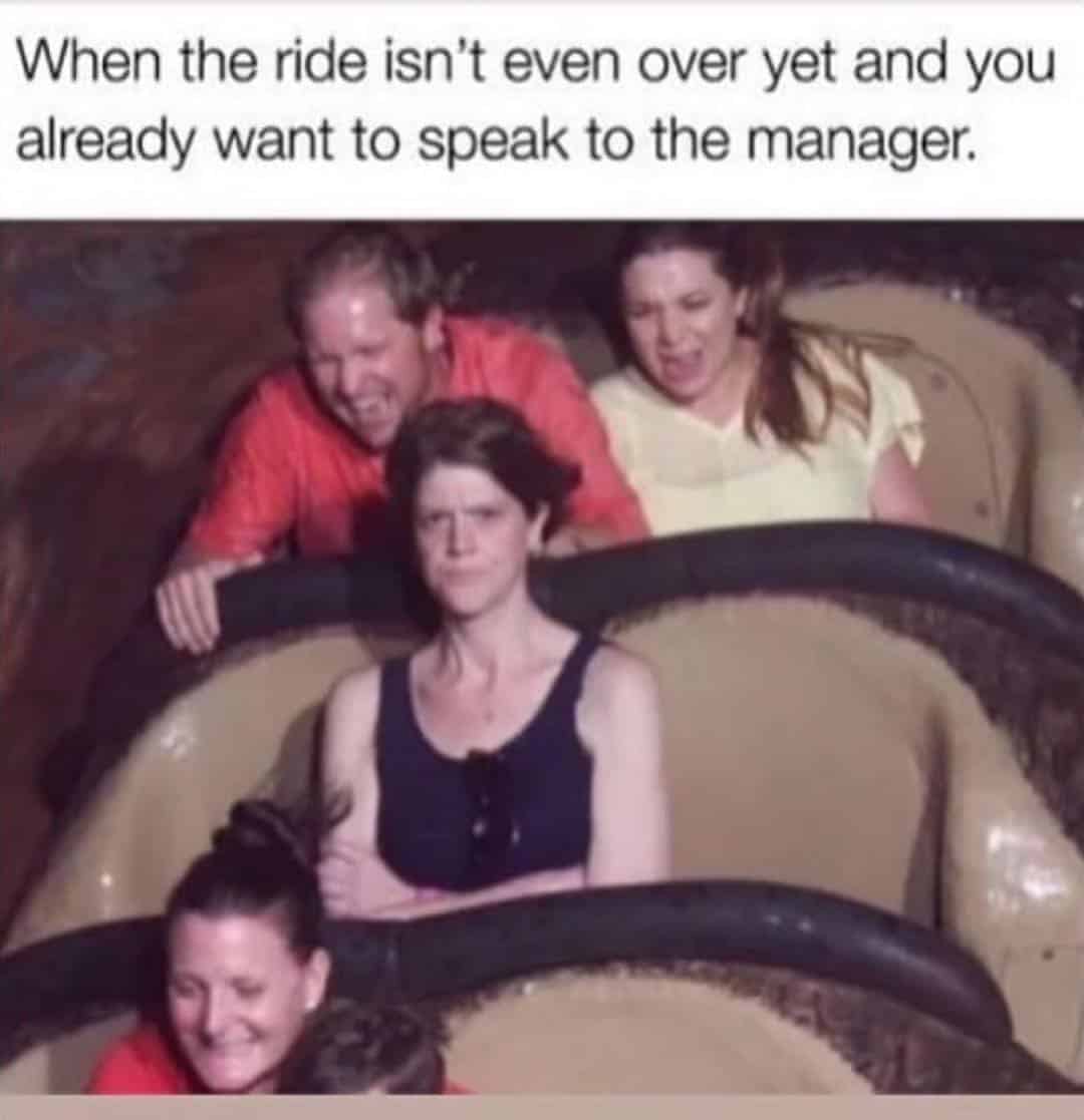 manager rollercoaster meme