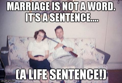 Image result for never married jokes