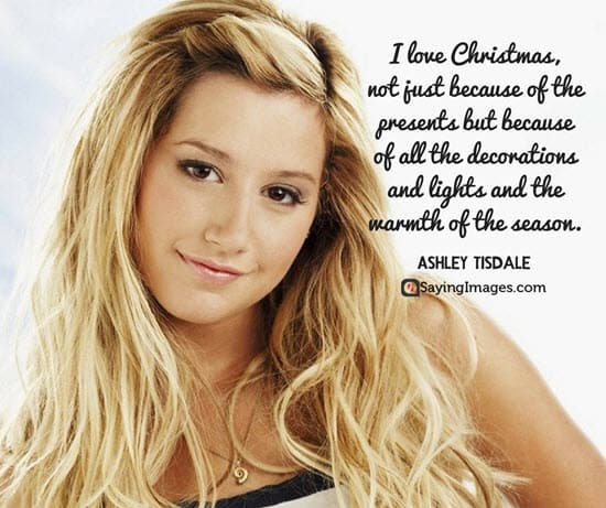 merry christmas quotes ashley tisdale