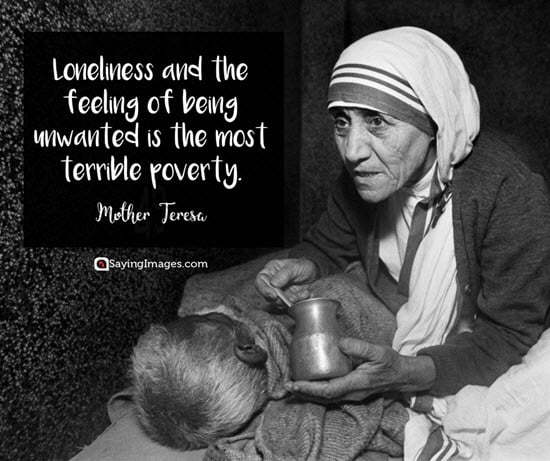 mother teresa lonely quotes