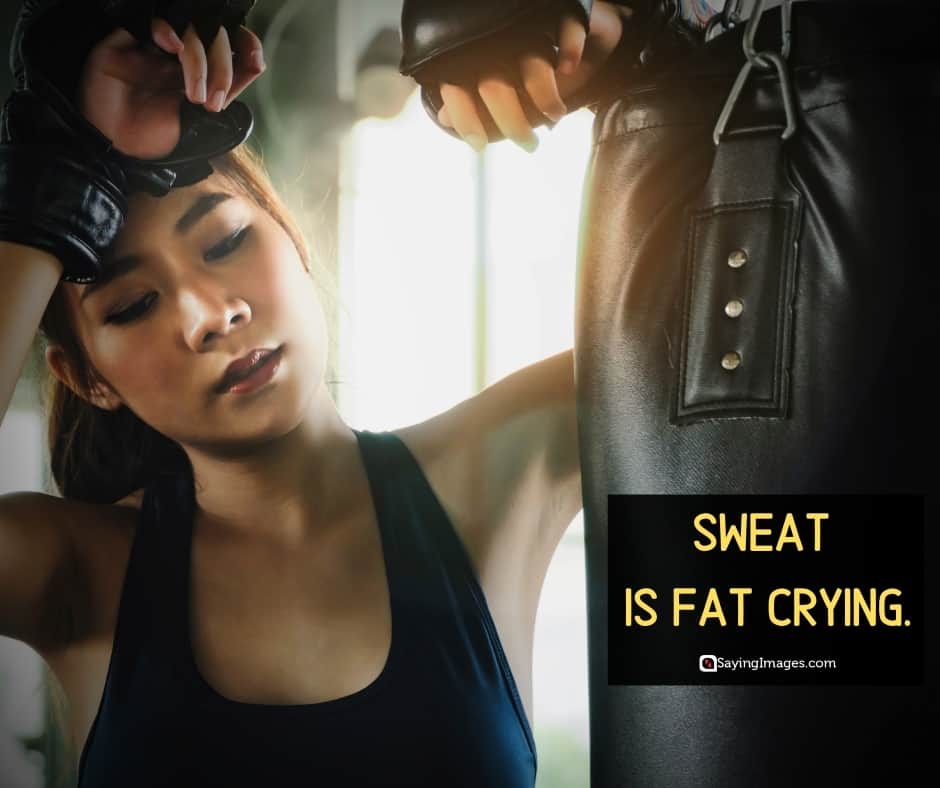 motivational fitness sweat quotes
