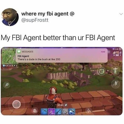 my fbi agent meme