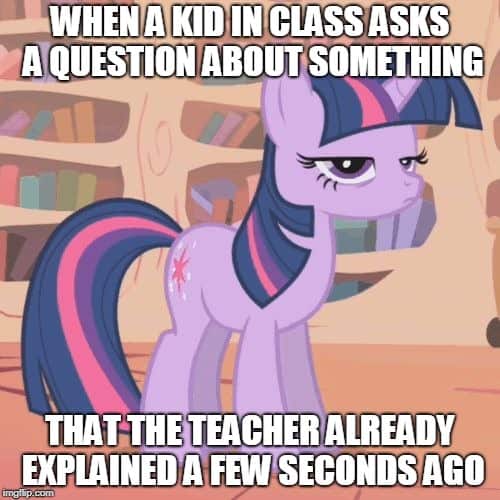 my little pony asks a question meme