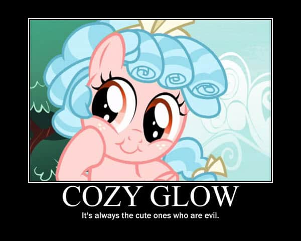 my little pony cozy glow meme