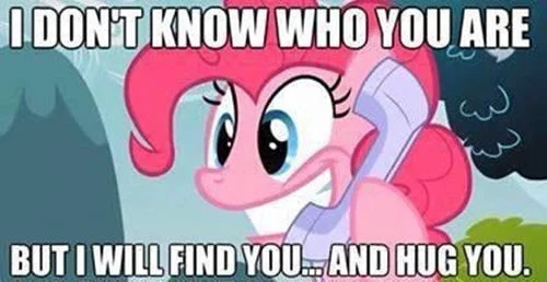 my little pony i dont lnow who you are meme