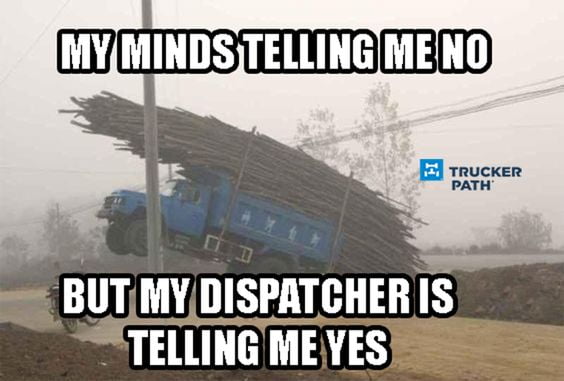 truck driver meme