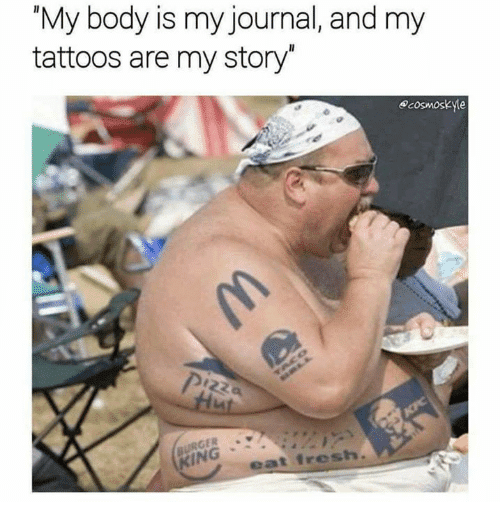 Funny Tattoo Memes  Tattoo memes Funny tattoos Photography meme