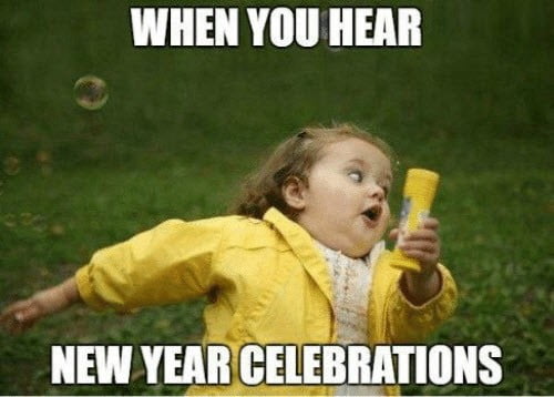 new year celebrations meme