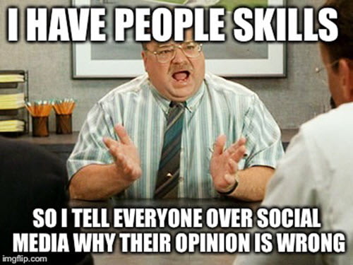 office space people skills meme