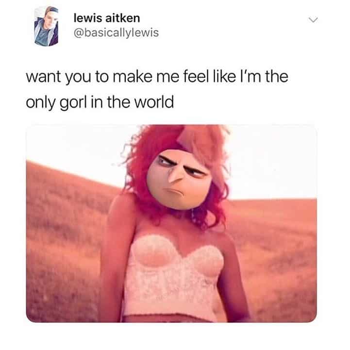 gru memes on X: mean gorls #grumeme  / X