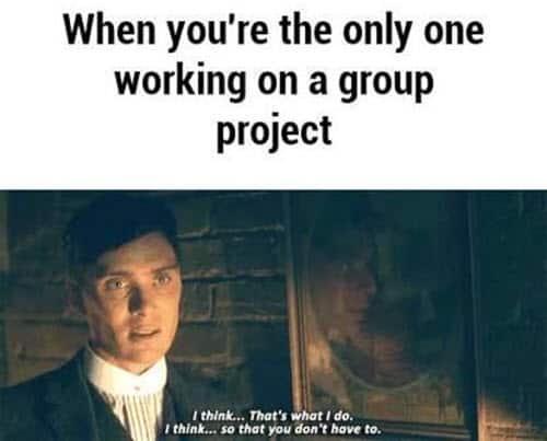 peaky blinders group project memes