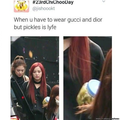 pickles is life jisoo meme