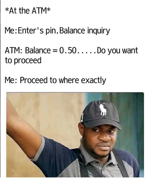 really funny at the atm memes