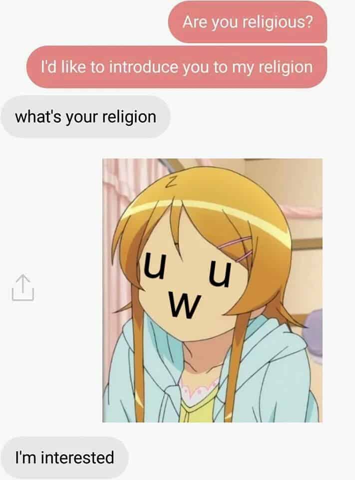 religion uwu meme