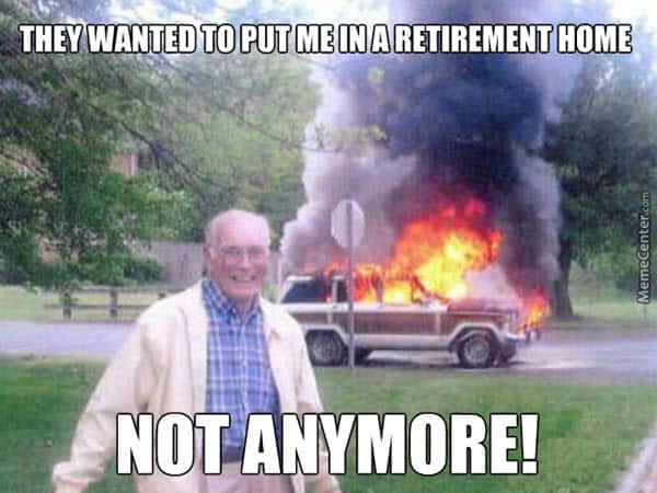 retirement home meme