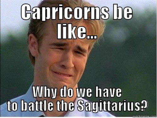 sagittarius battle meme