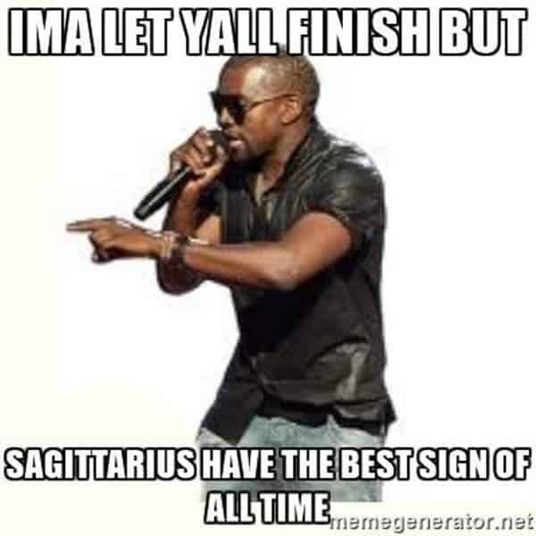 sagittarius best sign of all time meme