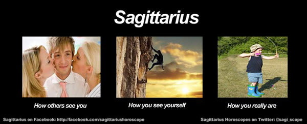 sagittarius how they see you meme