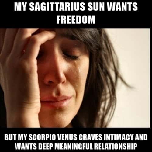 sagittarius sun meme