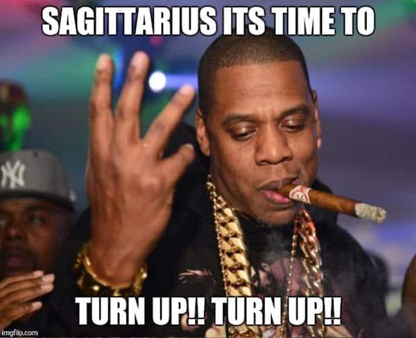 sagittarius time meme